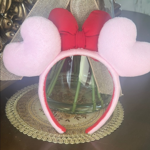 Disney Pink and Red Minnie Mouse Headband new condition. main image 5